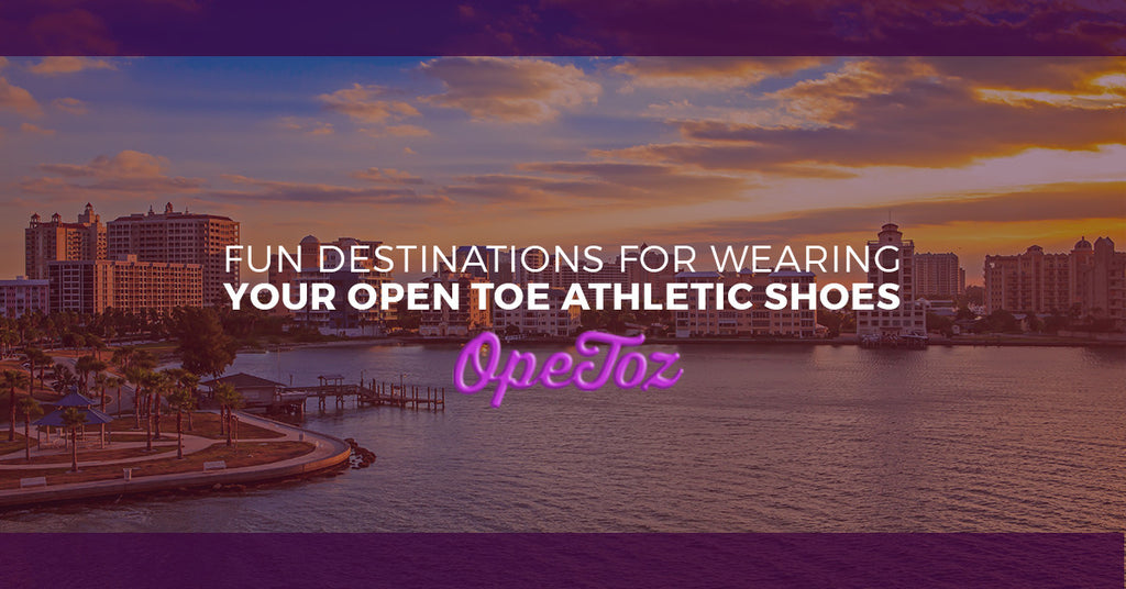 OpeToz  Open Toe Athletic Shoes & Toeless Socks