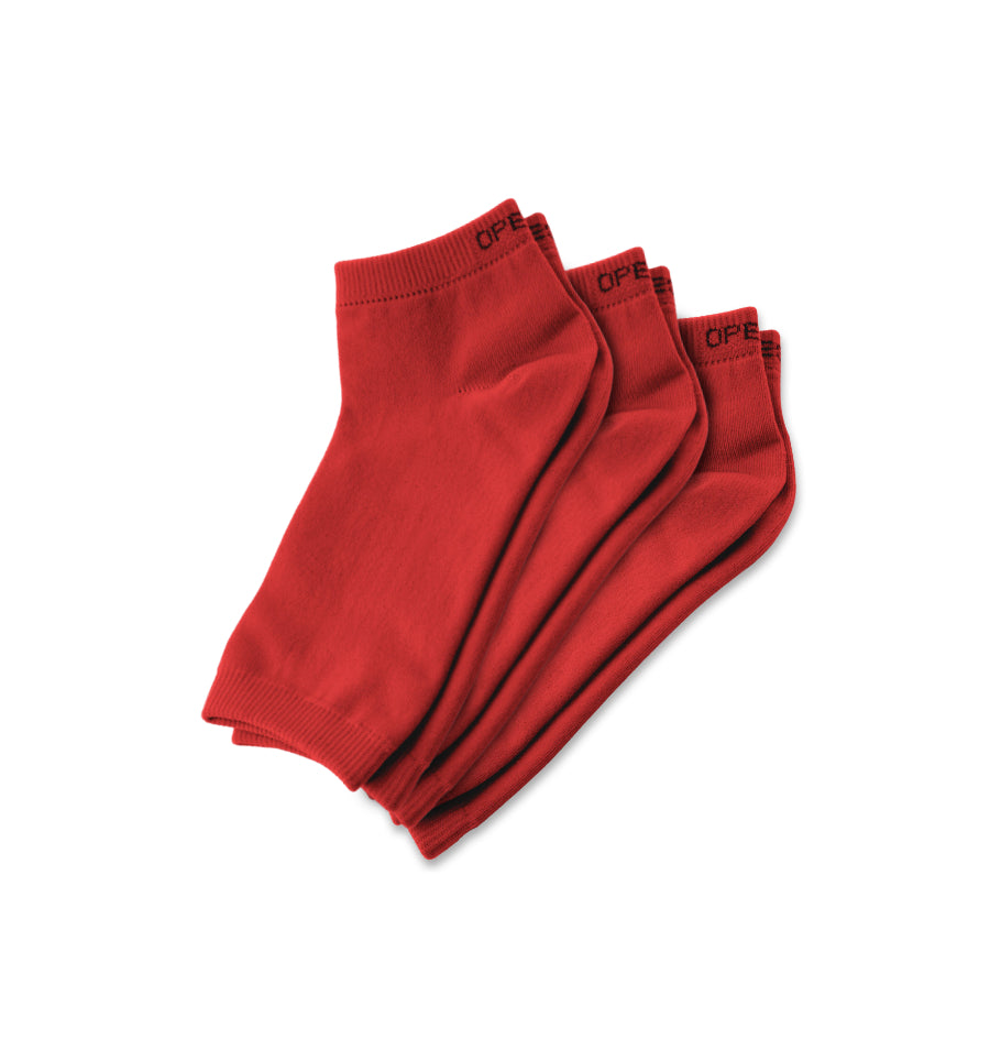 3 Pairs of Red OpeToz Toeless Socks