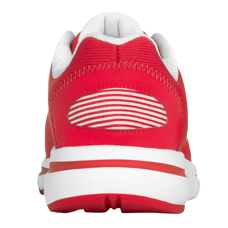 RED OpeToz Open Toe Athletic Shoe Back View