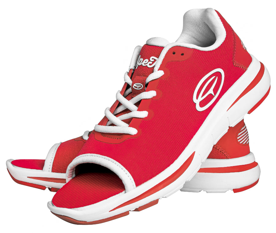 RED OpeToz Open Toe Athletic Shoes